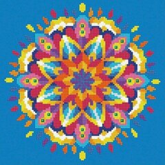 Teemantmosaiik Blue Mandala, 30 x 30 hind ja info | Teemantmaalid, teemanttikandid | kaup24.ee