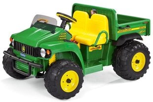 Двухместный детский электрический трактор Peg Perego John Deere Gator HPX 12V, зеленый цена и информация | Электромобили для детей | kaup24.ee
