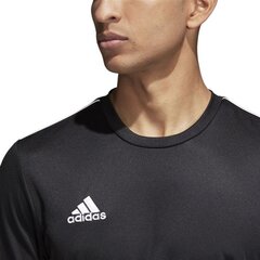Meeste T-särk Adidas Core 18 Tee, must hind ja info | Meeste spordiriided | kaup24.ee