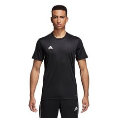 Футболка мужская  Adidas Core 18 Tee, черная цена и информация | Мужская спортивная одежда | kaup24.ee
