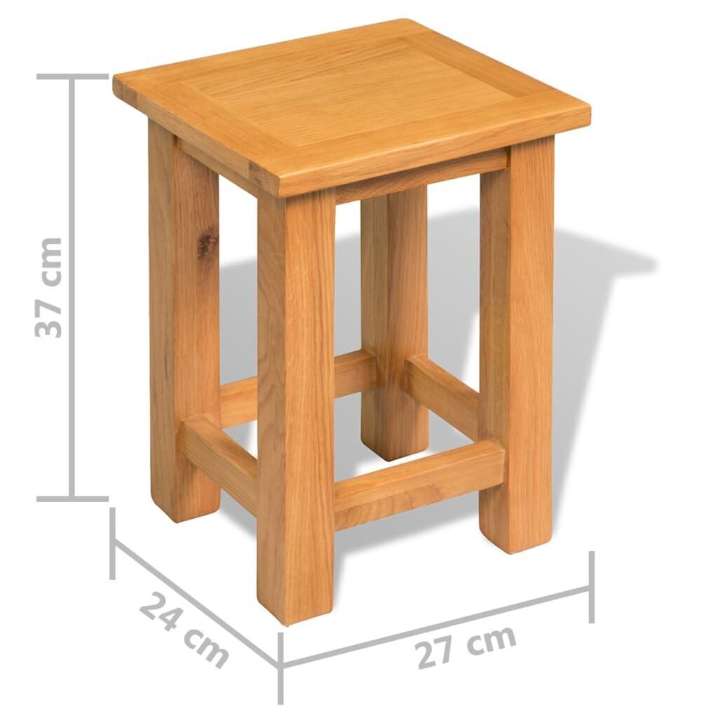 Diivanilauad, 2 tk., 27x24x37 cm, pruun hind ja info | Öökapid | kaup24.ee