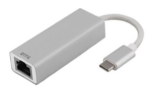 Сетевой адаптер Deltaco Prime USBC-1077, RJ45/USB-C цена и информация | Кабели и провода | kaup24.ee