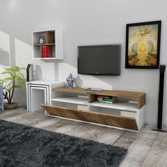 Комплект мебели для гостиной Kalune Design 756(VIII), коричневый/белый цена и информация | Секция КАЛАБРИНИ I, белая | kaup24.ee