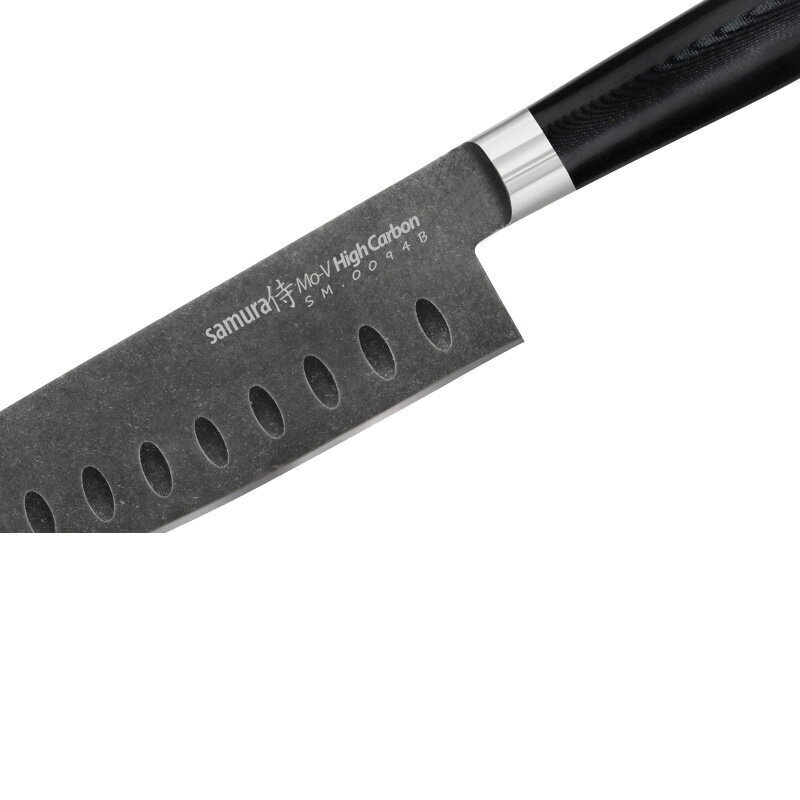 Samura MO-V Stonewash Santoku nuga, 18 cm hind ja info | Noad ja tarvikud | kaup24.ee