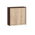 Шкафчик для ванной комнаты навесной NORE Fin 1549, коричневый/дуб
