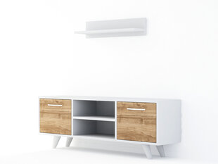 Комплект мебели для гостиной Kalune Design 756(IV), белый/коричневый цена и информация | Секции | kaup24.ee