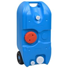 vidaXL ratastega veepaak matkamiseks 40 l, sinine hind ja info | Kompostrid, prügikonteinerid | kaup24.ee