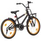 vidaXL laste jalgratas esipakiraamiga, 20'', must ja oranž hind ja info | Jalgrattad | kaup24.ee