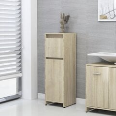 Шкафчик для ванной комнаты, 30x30x95 см, коричневый цена и информация | Шкафчики для ванной | kaup24.ee