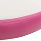 vidaXL täispumbatav võimlemismatt pumbaga 100x100x20 cm PVC roosa hind ja info | Joogamatid | kaup24.ee