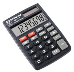 Kalkulaator 8-DIGIT PC-101, 8 kohta цена и информация | Смягчает воду и защищает Вашу посудомоечную машину от извести. | kaup24.ee