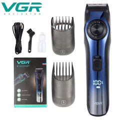 Professionaalne laetav juukselõikur VGR V-080 цена и информация | Машинки для стрижки волос | kaup24.ee