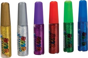 Liim, vedelliim GLITTER dekoreerimiseks, 6ml, 60tk alusel цена и информация | Принадлежности для изготовления украшений, бисероплетения | kaup24.ee