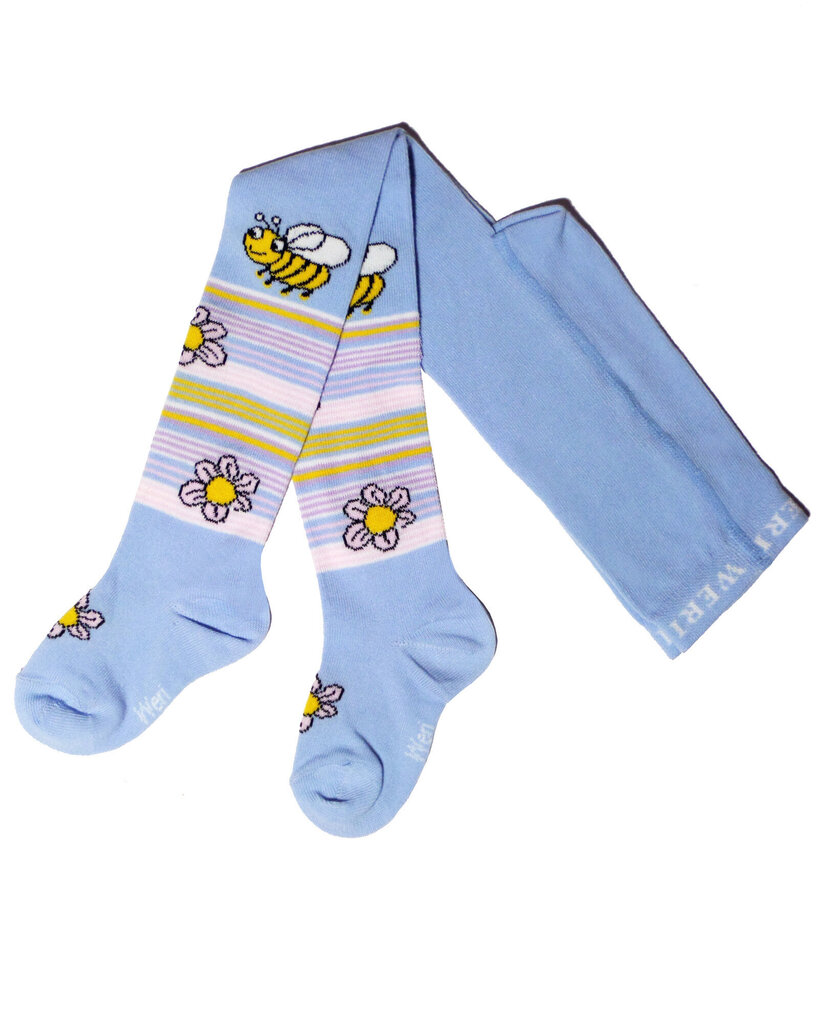 Laste sukkpüksid roomamiseks "Triibud ja mesilased" hind ja info | Beebi sokid ja sukkpüksid | kaup24.ee