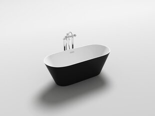 Akrüülvann Mexen Flavia, black/white, 170x80 cm hind ja info | Vannid | kaup24.ee
