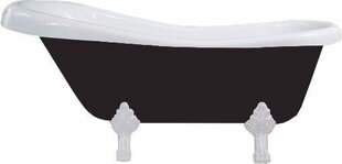 Akrüülvann Mexen Retro, black/white+white, 150x73 cm цена и информация | Ванночки | kaup24.ee
