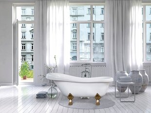 Акриловая ванна Mexen Retro, white+gold, 170x75 см цена и информация | Ванночки | kaup24.ee