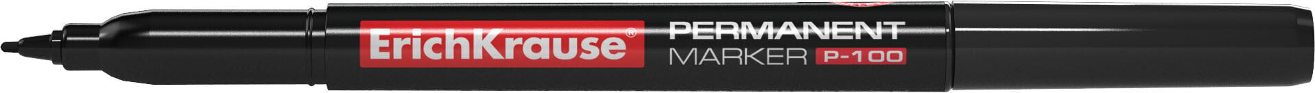 Marker P-100 1.0mm permanent, must цена и информация | Kirjatarbed | kaup24.ee