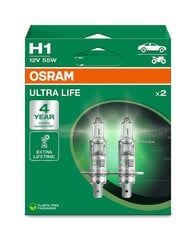 Autopirn Osram 4008321416162 H1 12V 55W 3200K hind ja info | Autopirnid | kaup24.ee