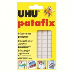 Kleepemass UHU Tac Patafix 6x14cm 80 tk pakis, valge цена и информация | Смягчает воду и защищает Вашу посудомоечную машину от извести. | kaup24.ee