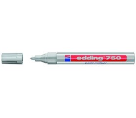 Marker Edding E750 veekindel, hõbe 2-4mm цена и информация | Смягчает воду и защищает Вашу посудомоечную машину от извести. | kaup24.ee