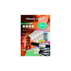 Etikett A4 Planet 63,5 x 38,1 mm, 100 lehte, 21tk lehel hind ja info | Kirjatarbed | kaup24.ee