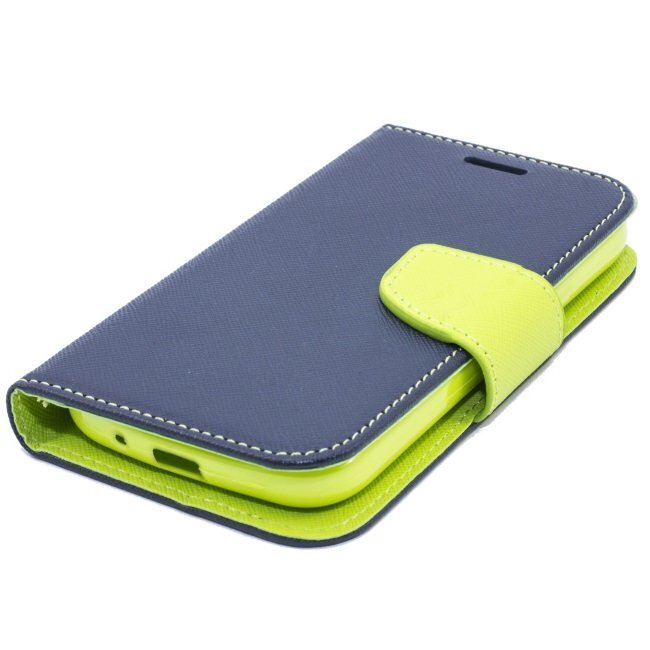 Kaitseümbris Telone Fancy Diary Bookstand Case sobib Sony Xperia E5, sinine/heleroheline цена и информация | Telefoni kaaned, ümbrised | kaup24.ee
