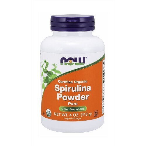 Toidulisand spirulina pulber Now, 113 g hind ja info | Vitamiinid, toidulisandid, preparaadid tervise heaoluks | kaup24.ee