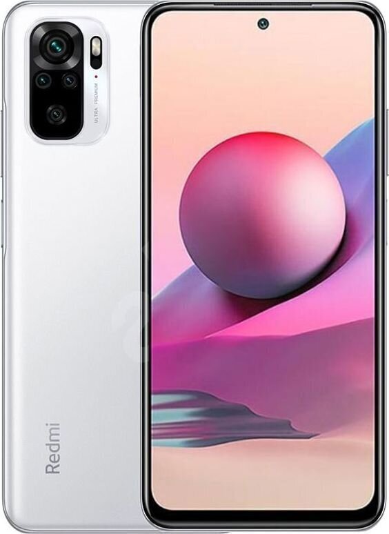 Xiaomi Redmi Note 10S, 64 GB, Dual SIM, Pebble White hind ja info | Telefonid | kaup24.ee