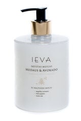 Vedelseep „Ieva“ mee, avokaado ja valge saviga, jaoturiga disain, 500 ml hind ja info | Koslita Kosmeetika, parfüümid | kaup24.ee