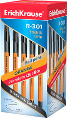 Pastapliiats R-301 ORANGE 0.7 Stick&Grip, must hind ja info | Kirjutusvahendid | kaup24.ee