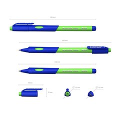 Pastapliiats lülitiga Ultra Glide ErgoLine Kids 0.7, sinine hind ja info | Kirjutusvahendid | kaup24.ee
