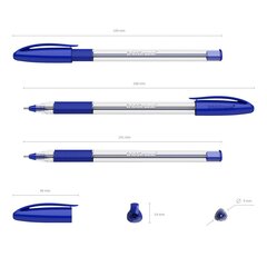 Pastapliiats Ultra Glide U-109 Classic Stick&Grip, sinine hind ja info | Kirjutusvahendid | kaup24.ee