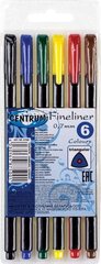 Tindipliiats Centrum FINELINERS 0.7, 6 värvi riputuspakis цена и информация | Письменные принадлежности | kaup24.ee