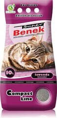 Super Benek Compact Lavendlilõhnaline allapanu, 10 l hind ja info | Kassiliiv | kaup24.ee