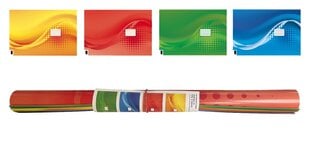 Raamatu kattepaber (600 x 400 mm), 4 erinevat rullis hind ja info | Vihikud, märkmikud ja paberikaubad | kaup24.ee