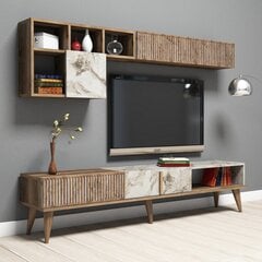 Комплект мебели для гостиной Kalune Design 845(XVI), коричневый цена и информация | Секции | kaup24.ee