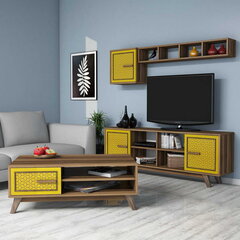 Комплект мебели для гостиной Kalune Design 845(XXI), коричневый цена и информация | Секции | kaup24.ee