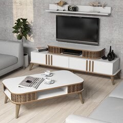 Комплект мебели для гостиной Kalune Design 845(XXV), белый цена и информация | Секция КАЛАБРИНИ I, белая | kaup24.ee