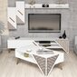 Elutoamööbli komplekt Kalune Design 845(XXVI), valge цена и информация | Sektsioonid | kaup24.ee