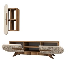 Комплект мебели для гостиной Kalune Design 845(XLVII), коричневый цена и информация | Секция КАЛАБРИНИ I, белая | kaup24.ee
