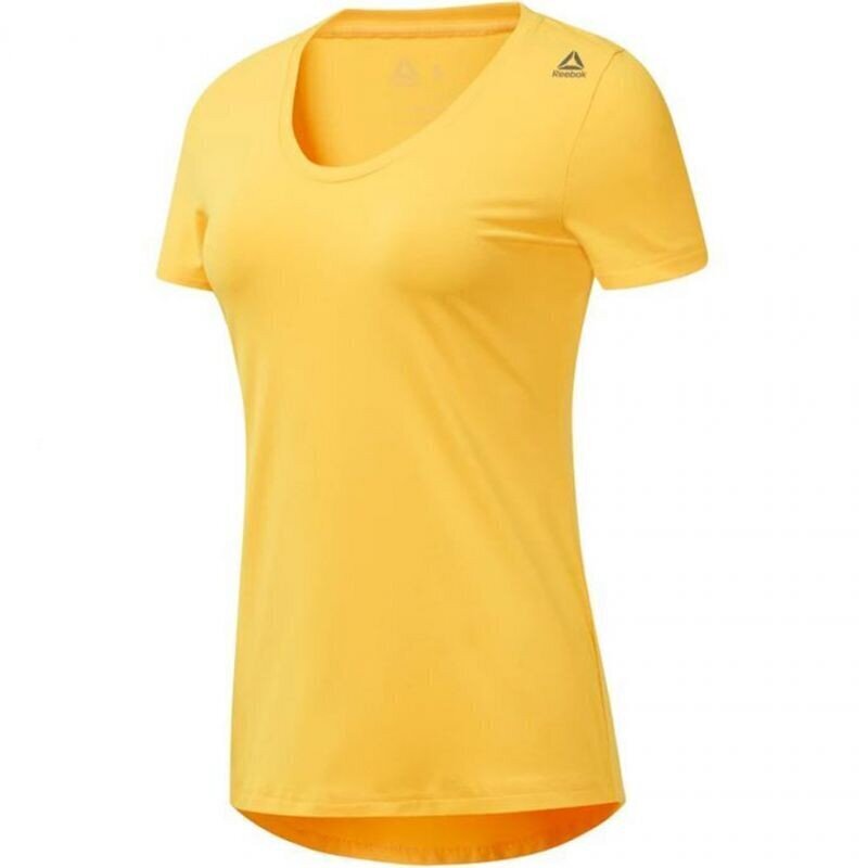 Naiste spordisärk Reebok Wor SW Tee W DX0546, kollane цена и информация | Naiste spordiriided | kaup24.ee