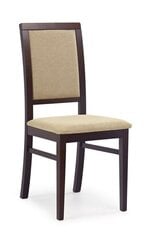 Комплект из 2 стульев Halmar Sylwek I, коричневый / песочный цвет цена и информация | Стулья для кухни и столовой | kaup24.ee