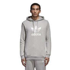 Meeste Dressipluus Adidas Originals Trefoil Warm-Up, hall Hall S hind ja info | Meeste pusad | kaup24.ee