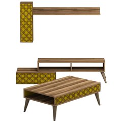Комплект мебели для гостиной Kalune Design 845(XXIV), коричневый цена и информация | Секции | kaup24.ee