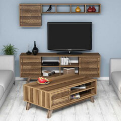 Комплект мебели для гостиной Kalune Design 845(XV), коричневый цена и информация | Секции | kaup24.ee