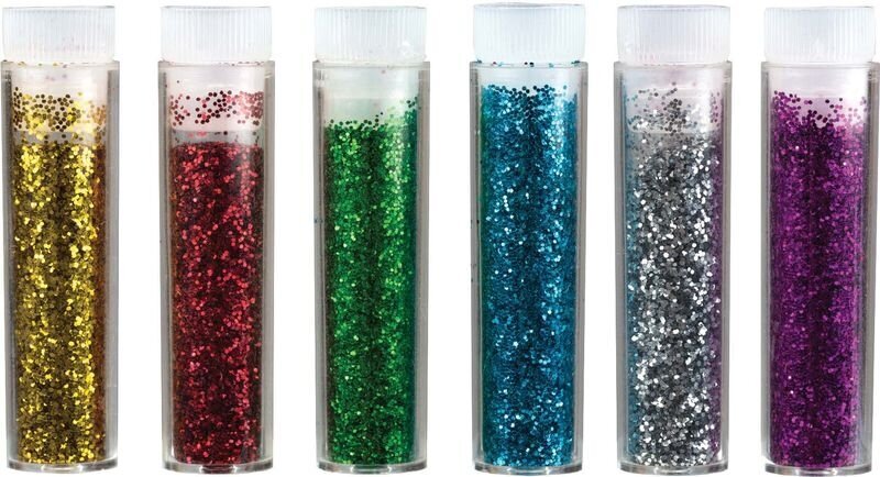 Glitterkaunistused Centrum 2gr, 6 värvi assortii hind ja info | Ehete valmistamine, helmestamine | kaup24.ee