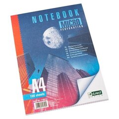 Kirjaplokk D.RECT A4/100 lehte, ruut, mikroperforatsioon hind ja info | Vihikud, märkmikud ja paberikaubad | kaup24.ee