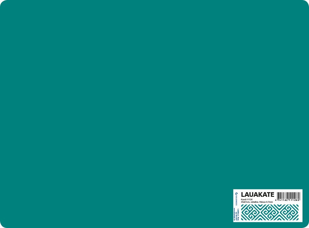 Lauakate 45x61 cm, roheline, 0,7 mm цена и информация | Laudlinad, lauamatid, servjetid | kaup24.ee