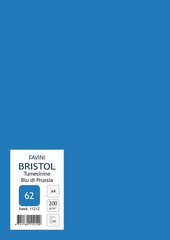 Kartong Bristol A4/200gr, tumesinine (62), 20 lehte pakis цена и информация | Тетради и бумажные товары | kaup24.ee